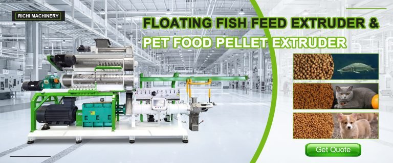 What is a twin screw floating fish food machine?